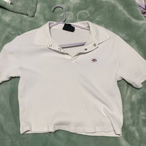Dickies cropped polo tee